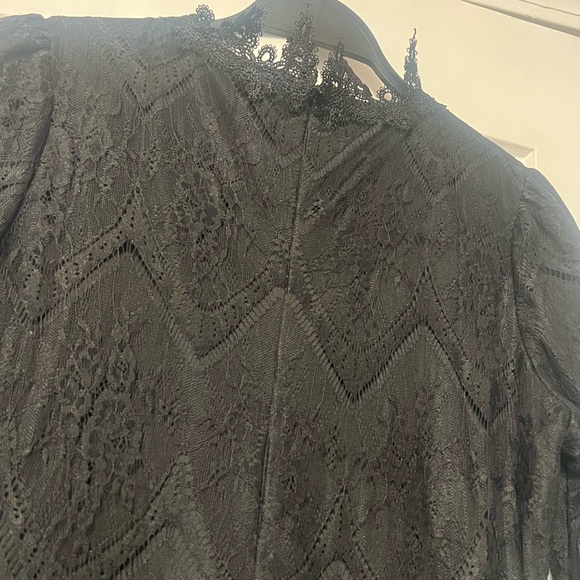 Dainty Jewells Elegant Black Lace Dress - Picture 7 of 7